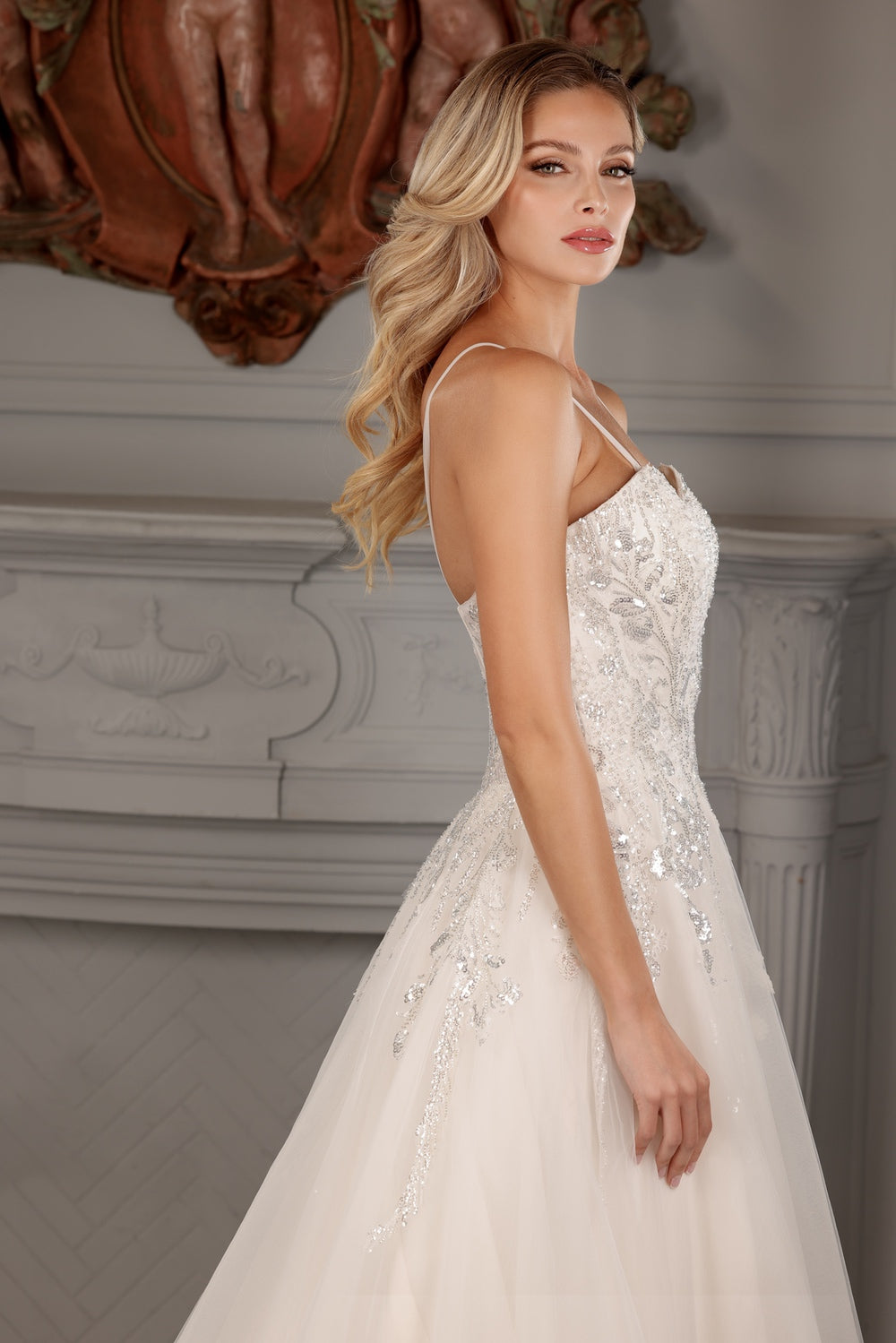 Abby Lane 97177 Beaded A-Line Bridal Dress