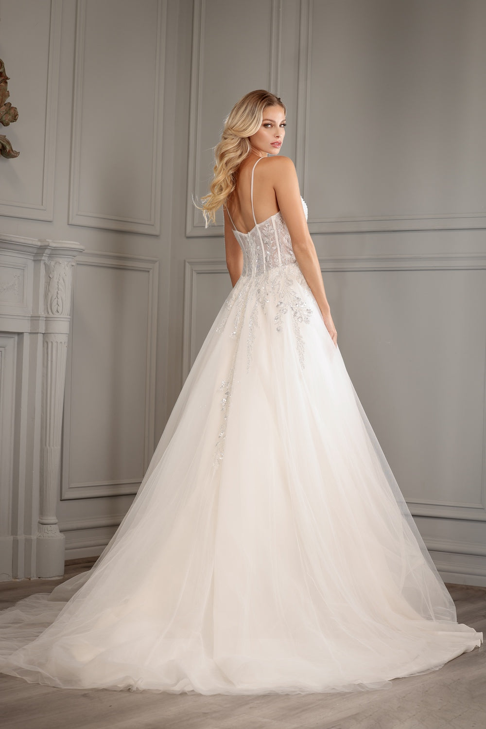 Abby Lane 97177 Beaded A-Line Bridal Dress