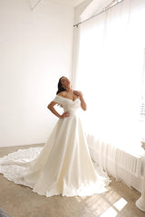 Abby Lane 97179 Off-Shoulder Bridal Dress