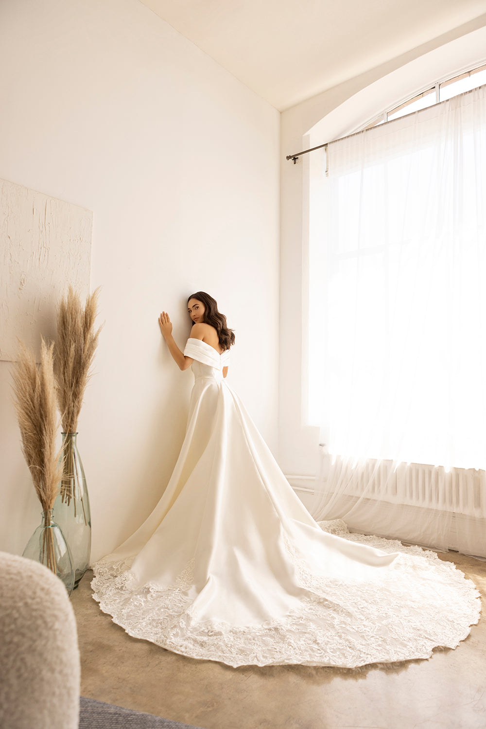 Abby Lane 97179 Off-Shoulder Bridal Dress