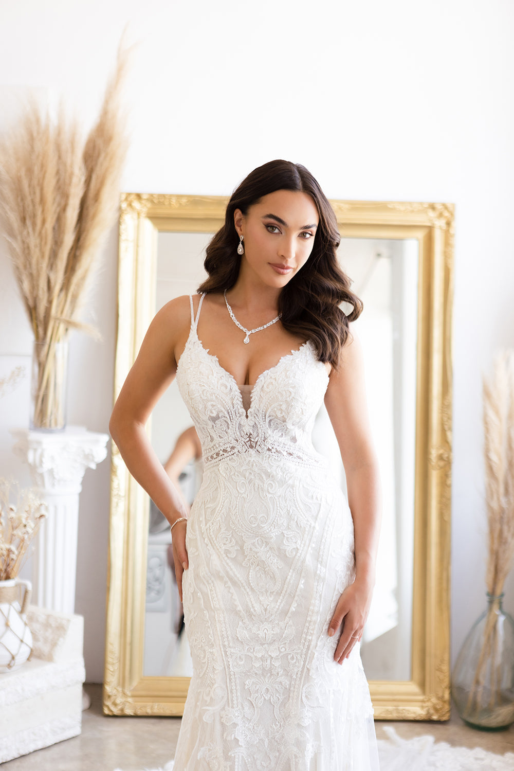Abby Lane 97194 Embroidered Bridal Dress