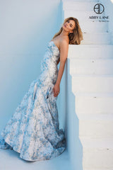 Abby Lane 97274 Strapless Sweetheart Evening Dress