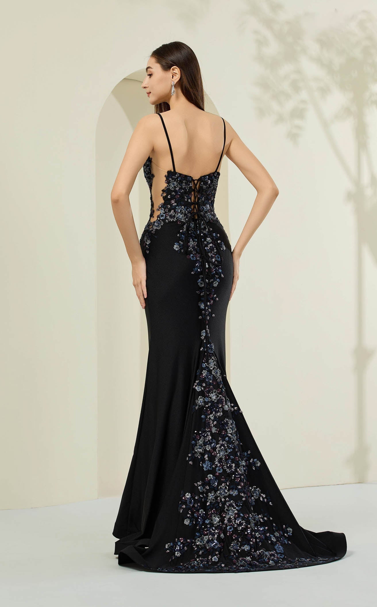 Abby Paris 90360 Corset Bodice Prom Dress 2026