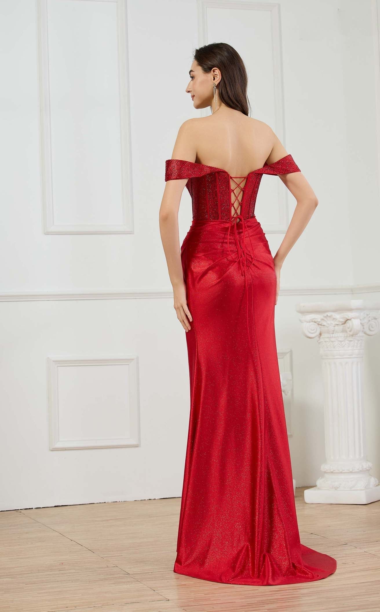 Abby Paris 90382 Glittering Corset Prom 2026 Dress