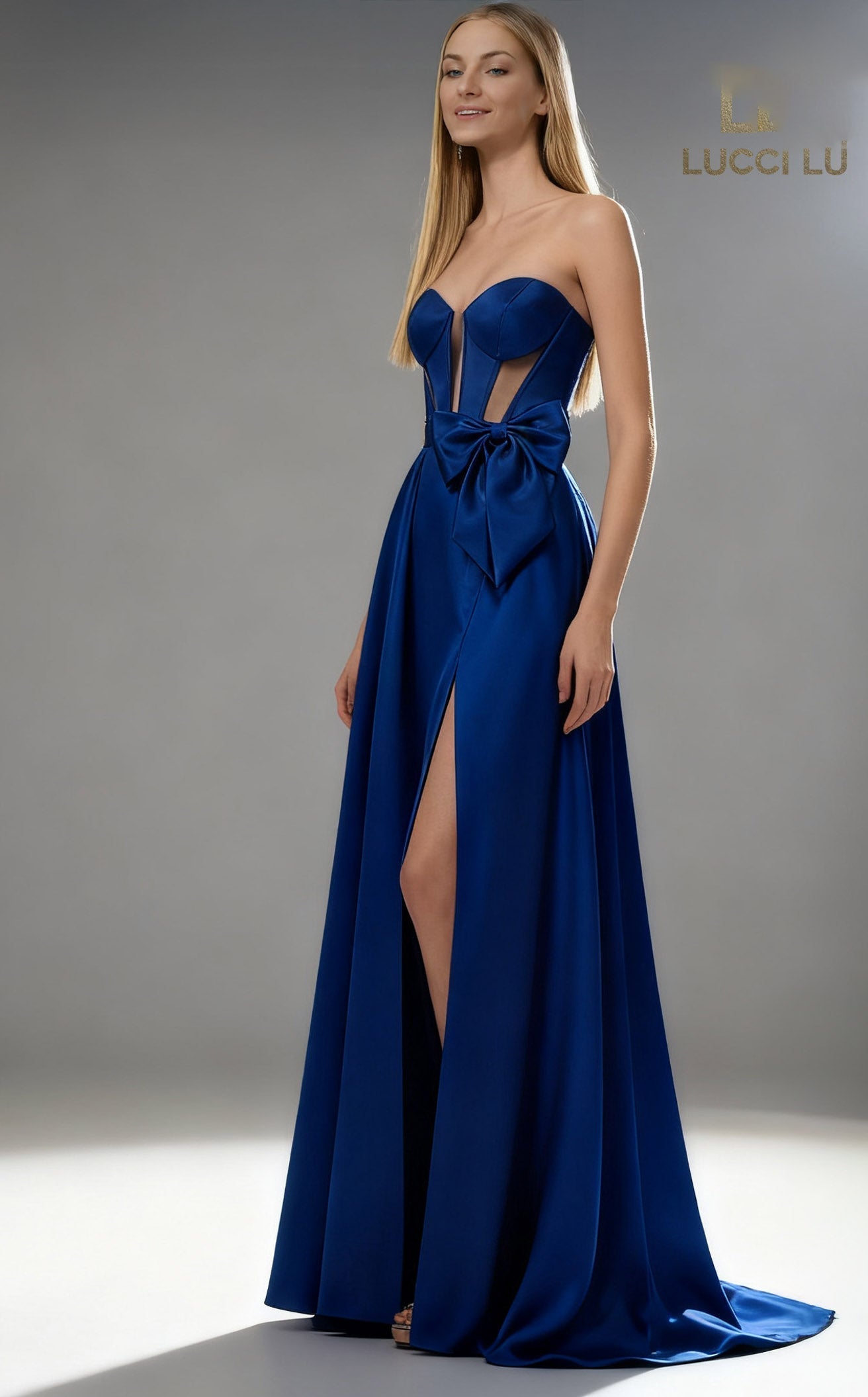 Abby Paris 90384 Strapless A-Line Prom 2026 Dress