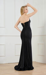 Abby Paris 90387 High Slit Prom Dress 2026