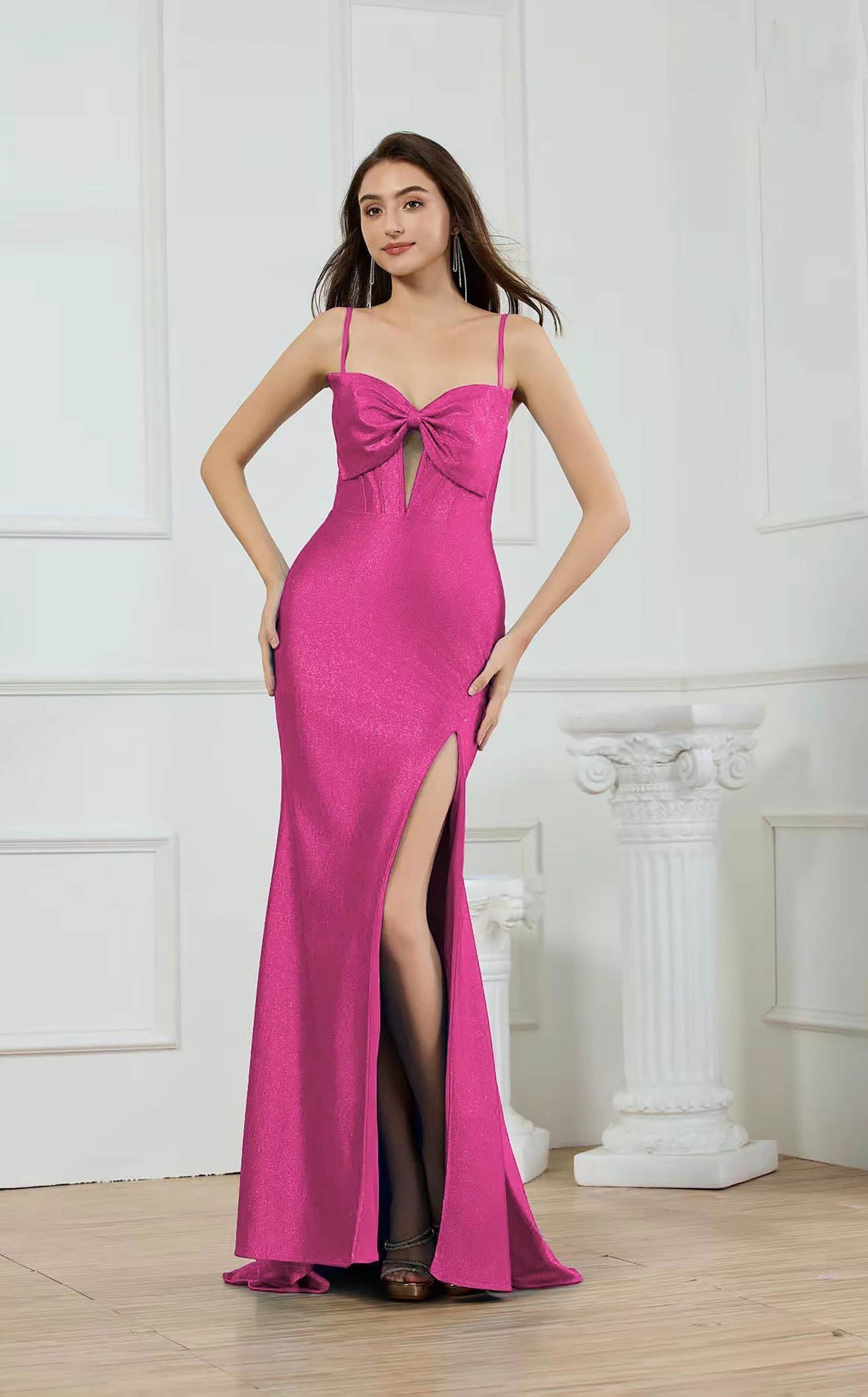Abby Paris 90396 Statement Bow Prom Dress 2026