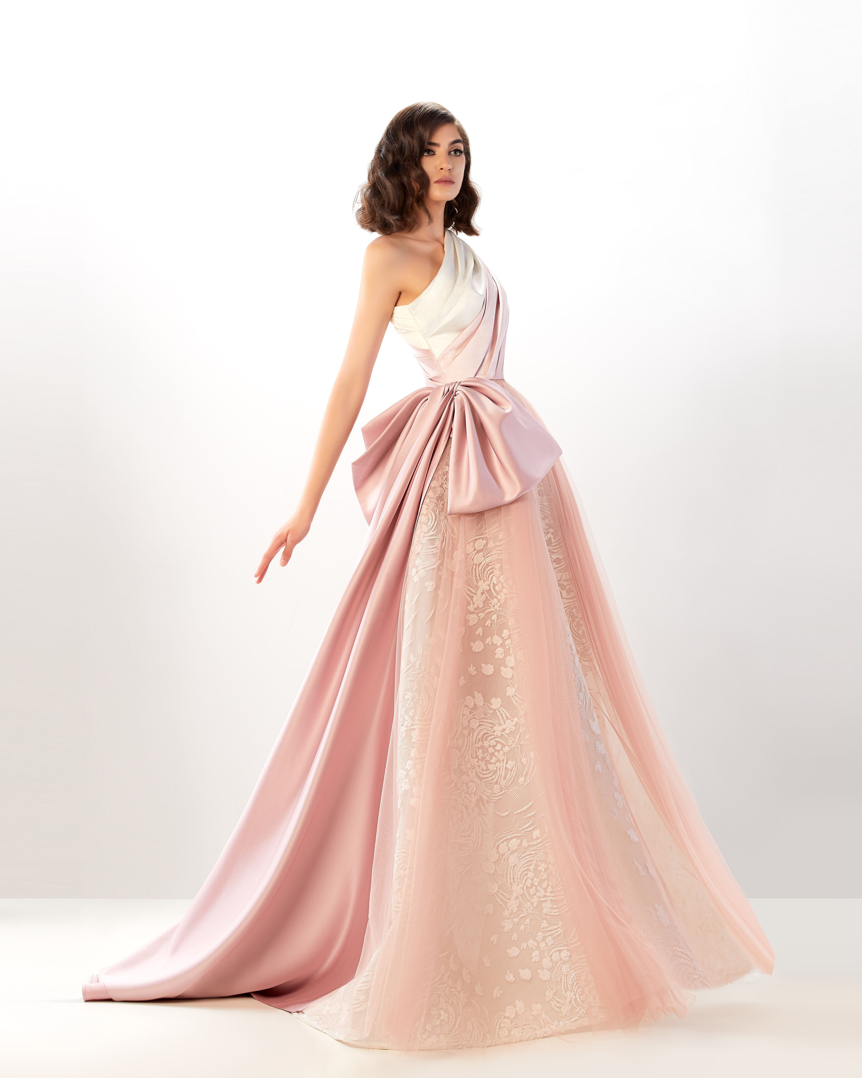 Abdo Aoude L19 One Shoulder Couture Dress