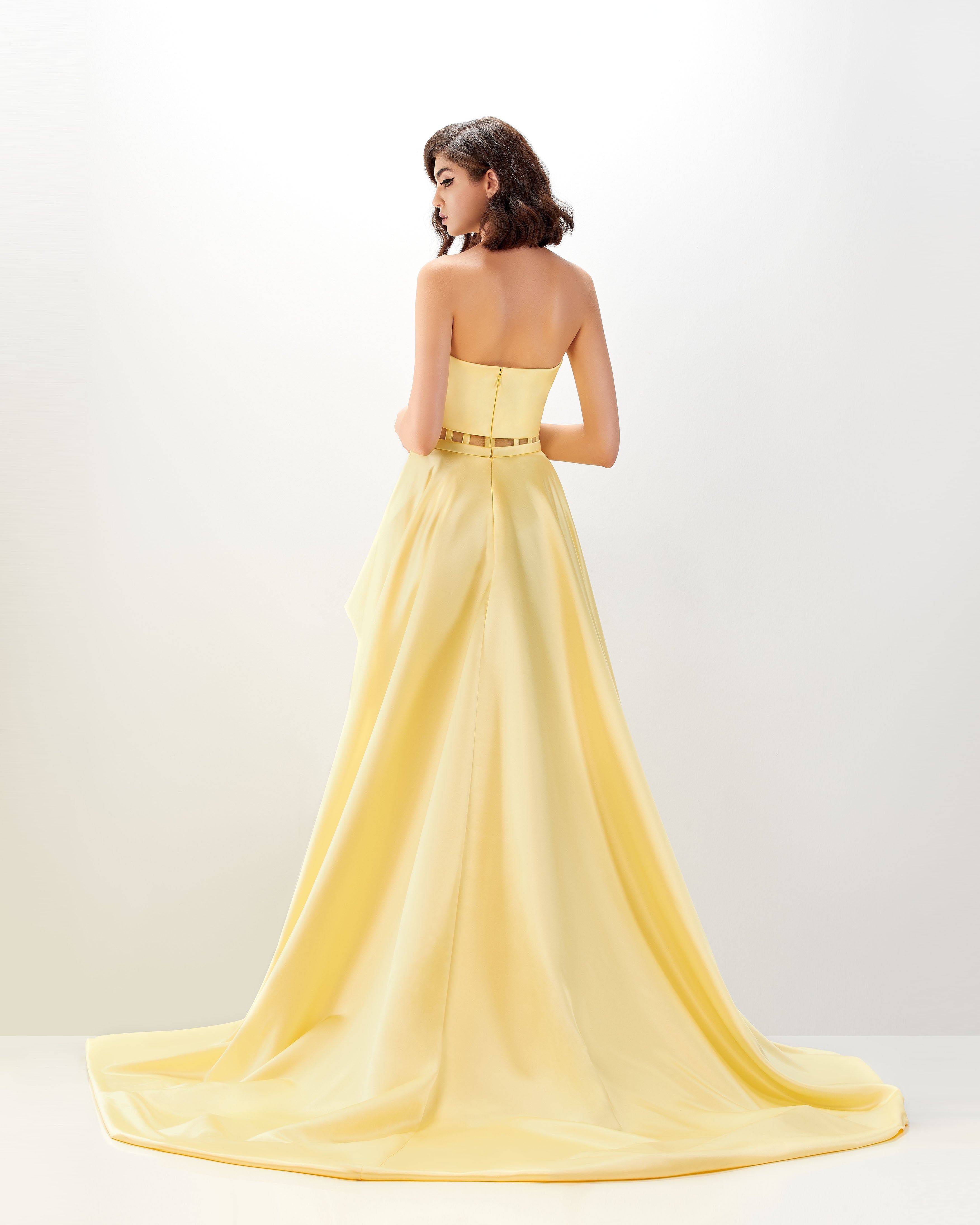 Abdo Aoude L09 Strapless Bow Ballgown Couture Dress