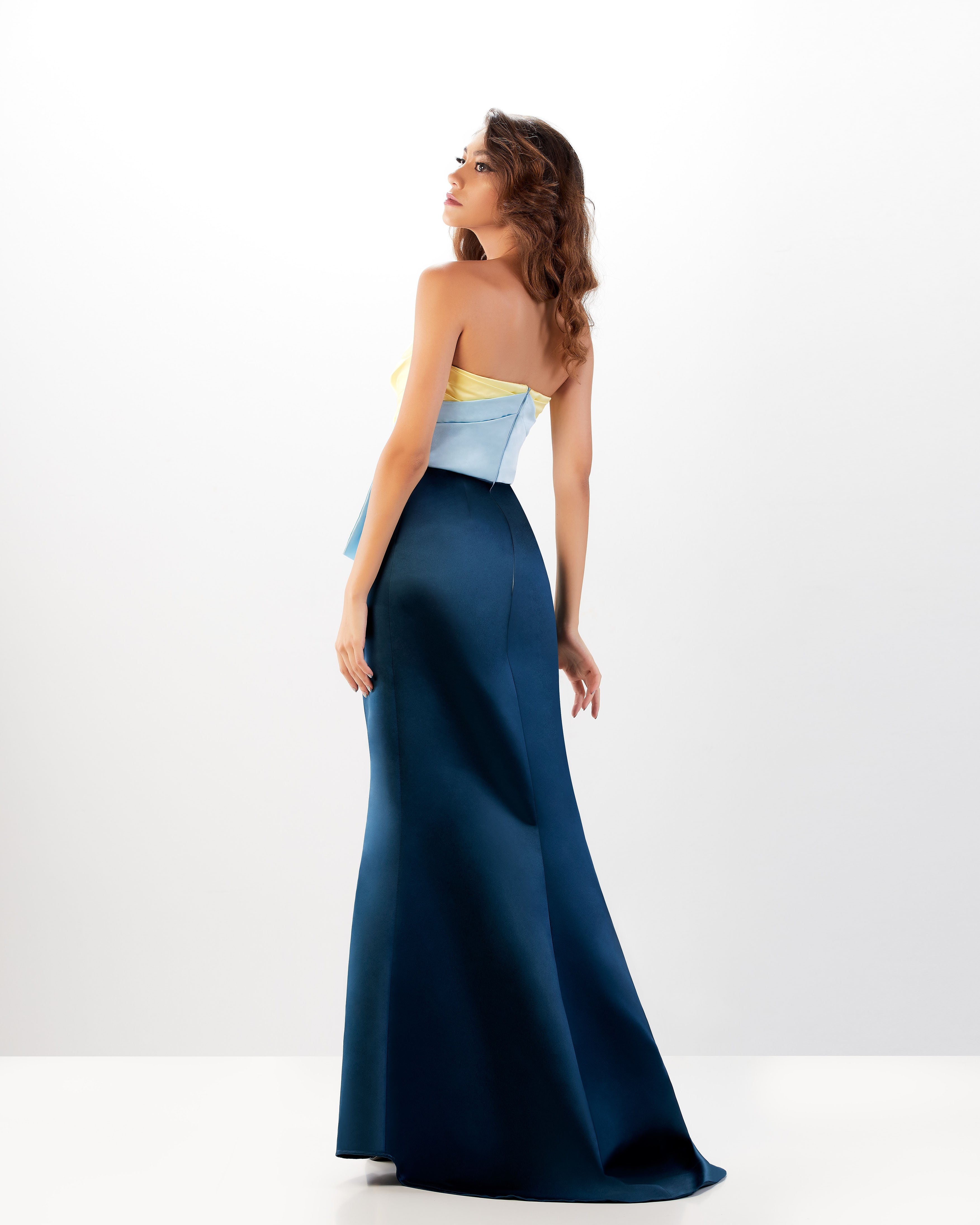 Abdo Aoude L10 High Slit Couture Dress