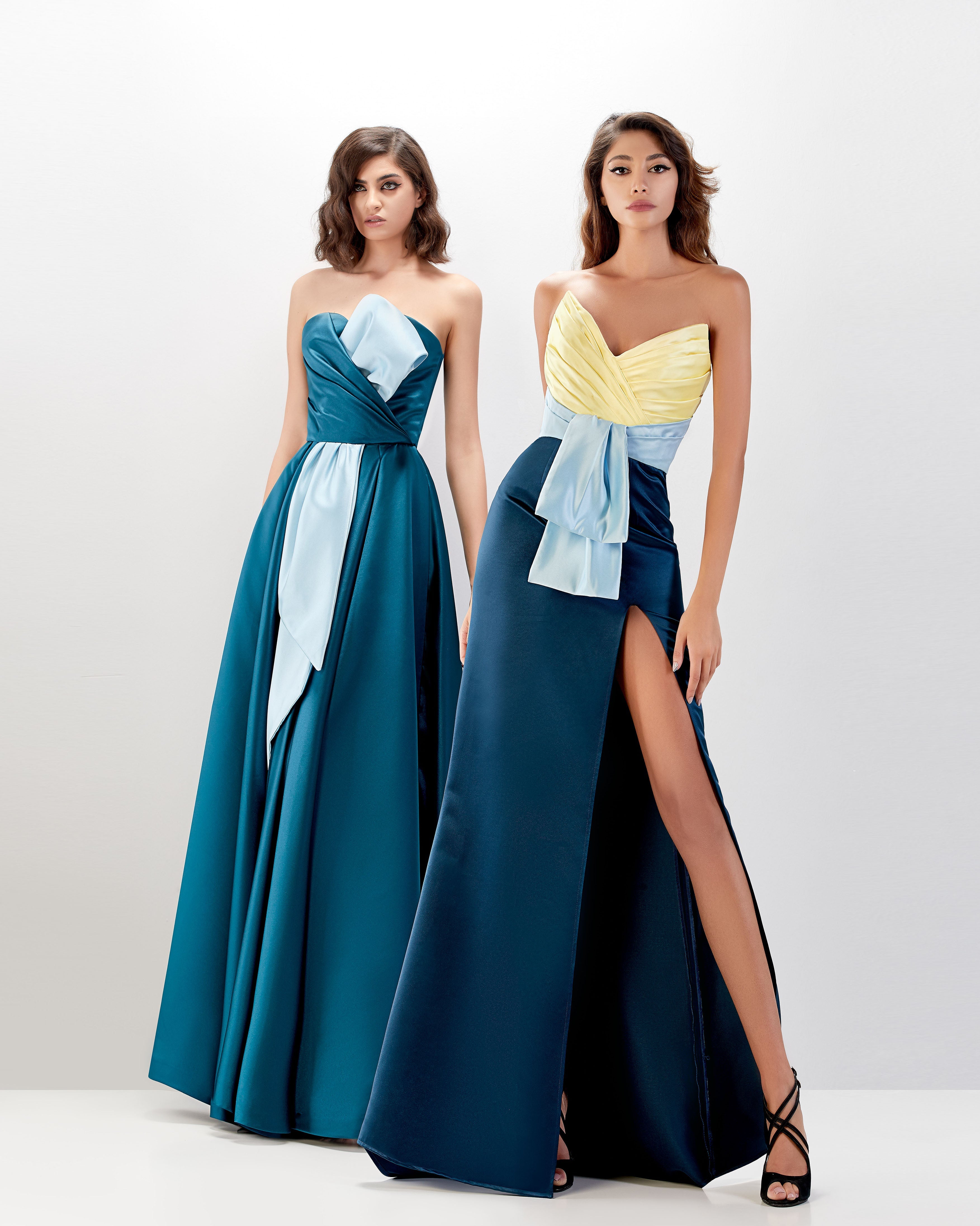 Abdo Aoude L10 High Slit Couture Dress