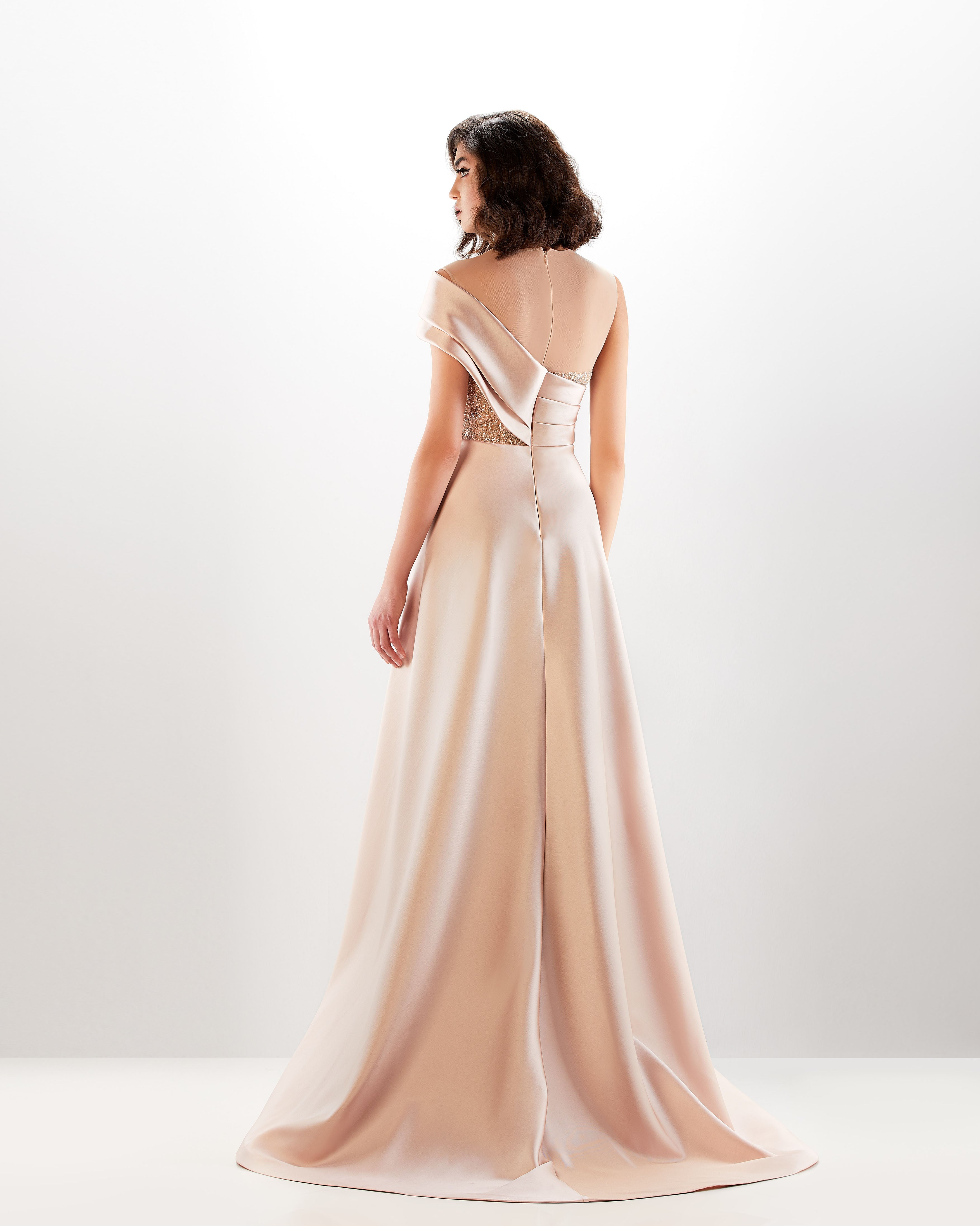 Abdo Aoude L21 One Shoulder Couture Dress