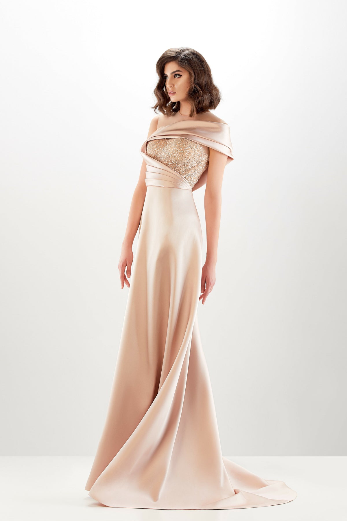 Abdo Aoude L21 One Shoulder Couture Dress