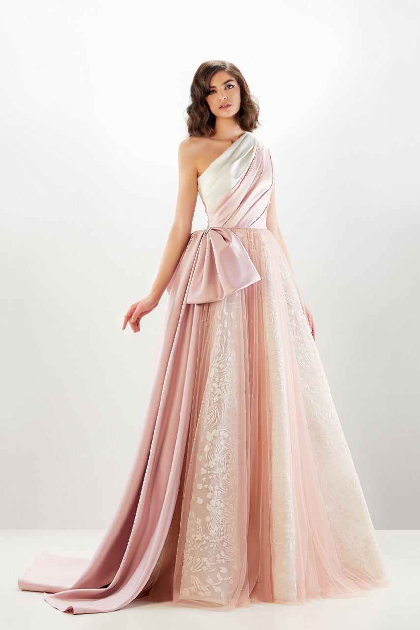 Abdo Aoude L19 One Shoulder Couture Dress