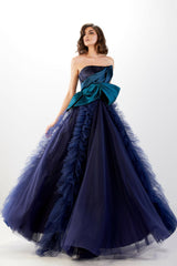 Abdo Aoude L15 Cascading Ruffle Couture Dress