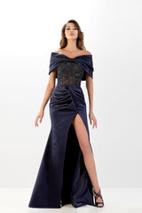 Abdo Aoude L12 High Slit Couture Dress