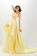 Abdo Aoude L09 Strapless Bow Ballgown Couture Dress