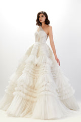 Abdo Aoude L03 One-Shoulder Couture Dress