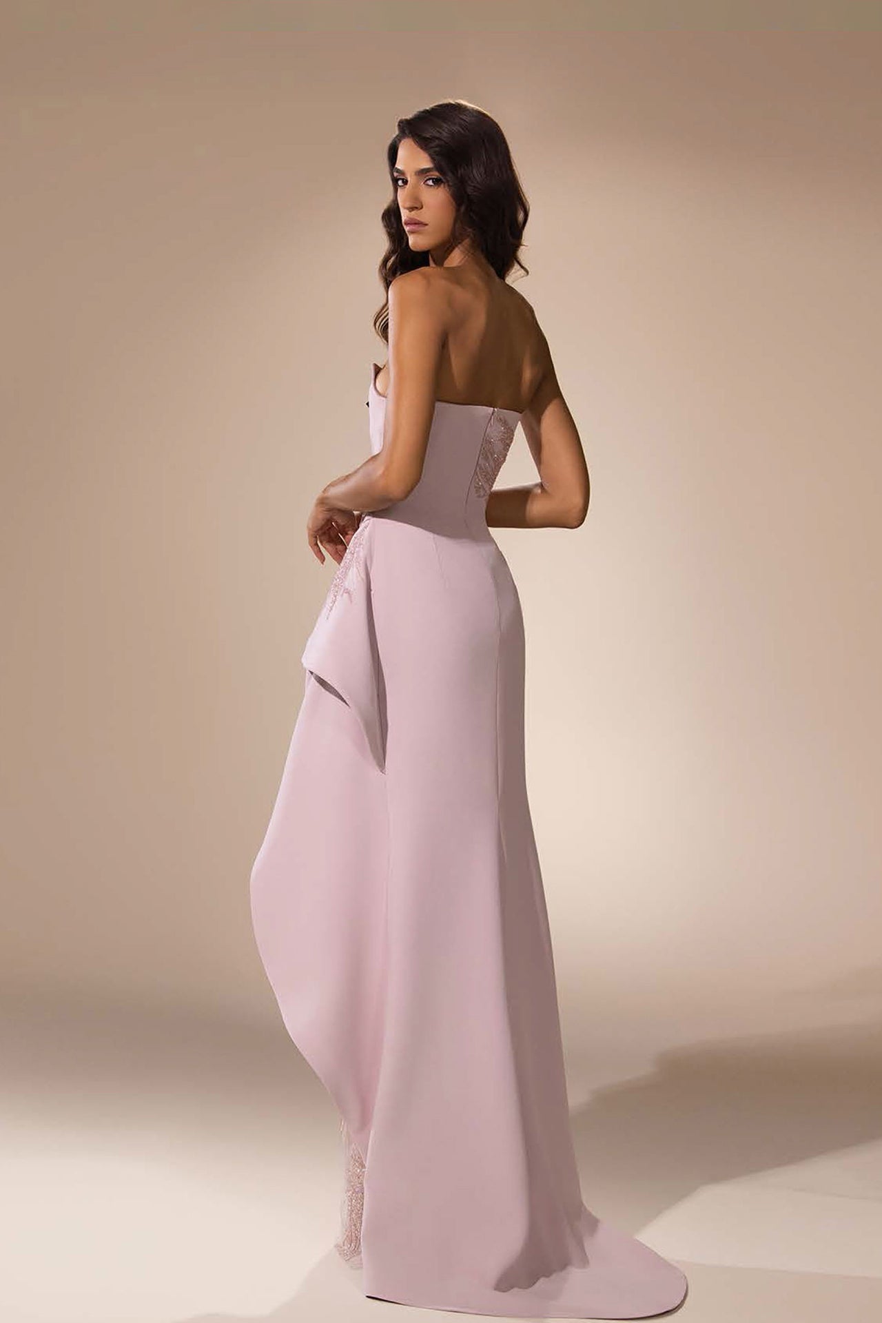Abdo Aoude D1 Three-Dimensional Embroidery Couture Dress
