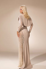 Abdo Aoude D10 V-Neck Couture Dress