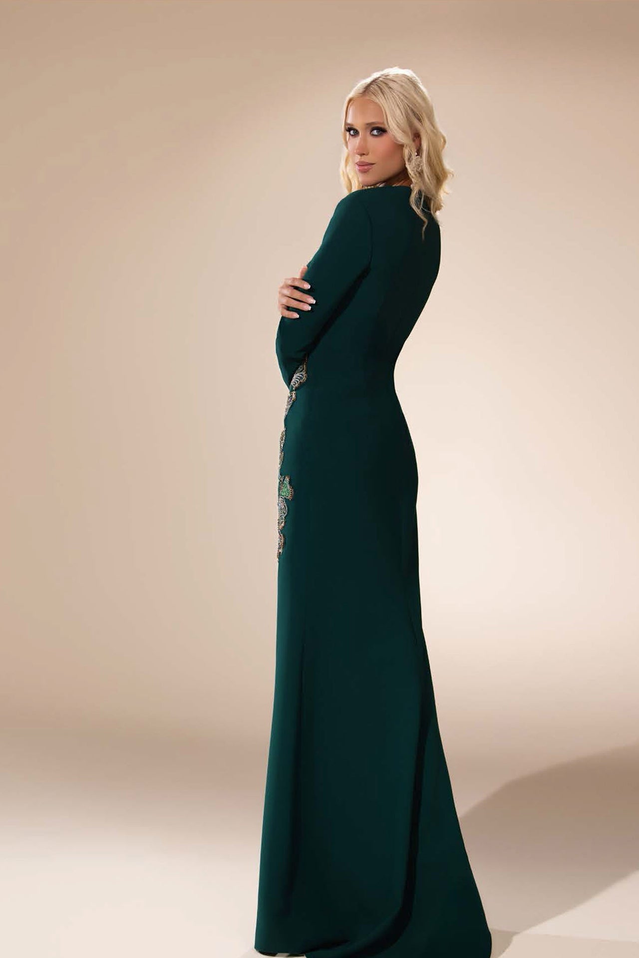Abdo Aoude D13 Beaded Couture Dress