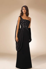 Abdo Aoude D23 One-Shoulder Couture Dress