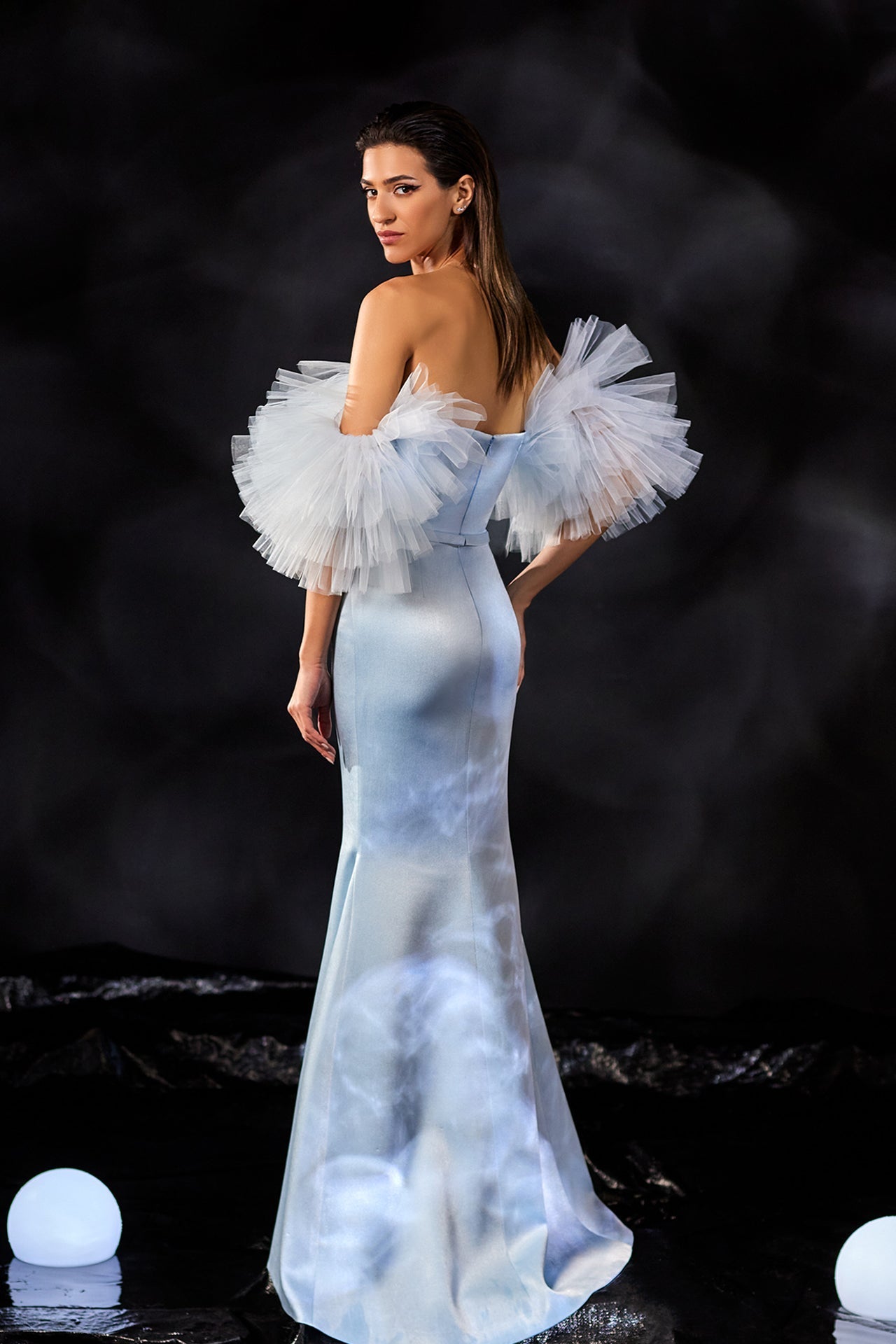 Abdo Aoude M13 Off-the-Shoulder COUTURE Dress