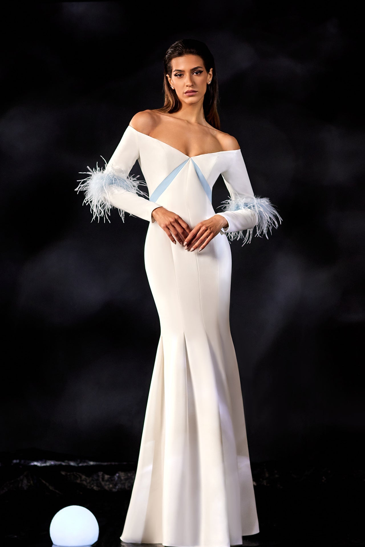 Abdo Aoude M12 Off-Shoulder Couture Dress