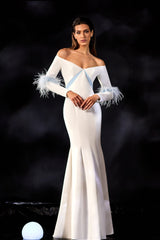 Abdo Aoude M12 Off-Shoulder Couture Dress