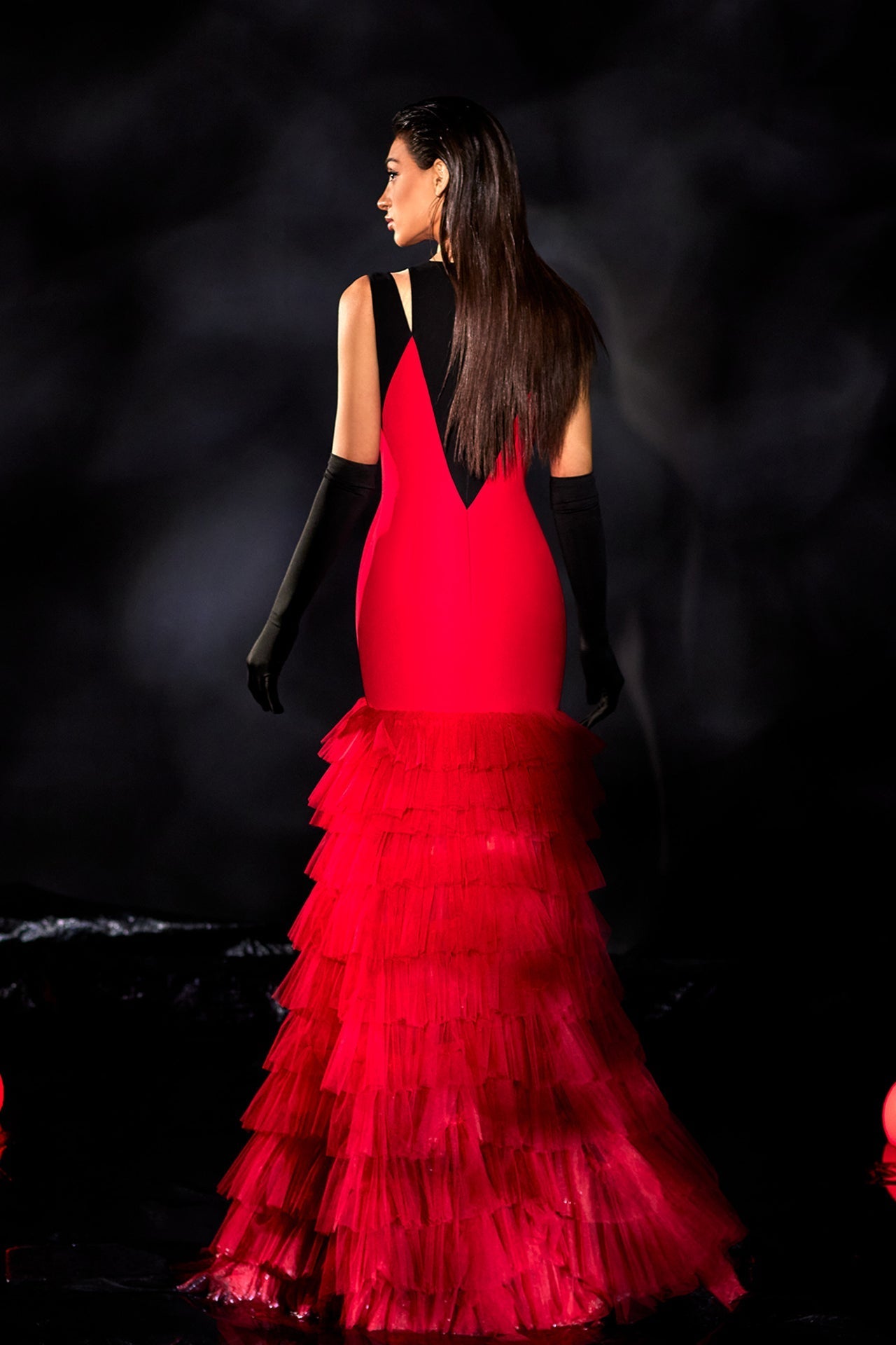 Abdo Aoude M05 Sleeveless Cut-Out Couture Dress