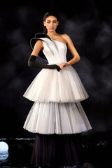 Abdo Aoude M11 One-Shoulder Couture Dress