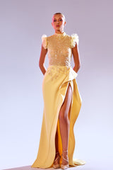 Abdo Aoude SS4 Beaded Couture Dress