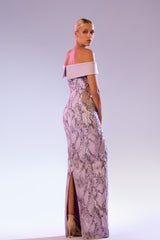 Abdo Aoude SS14 Off-Shoulder Sequin COUTURE Dress