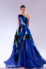 Abdo Aoude SS20 One-Shoulder Couture Dress