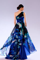 Abdo Aoude SS20 One-Shoulder Couture Dress