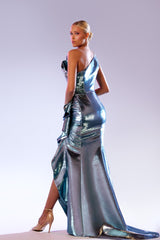 Abdo Aoude SS21 One-Shoulder Couture Dress
