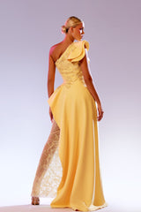 Abdo Aoude SS2 One-Shoulder Couture Dress