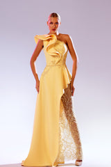 Abdo Aoude SS2 One-Shoulder Couture Dress