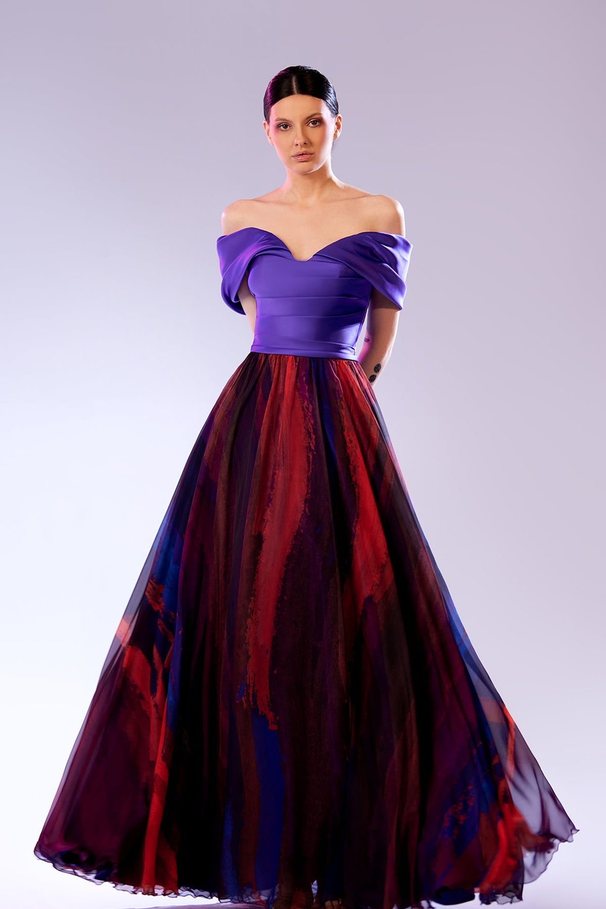 Abdo Aoude SS18 Off-Shoulder Couture Dress