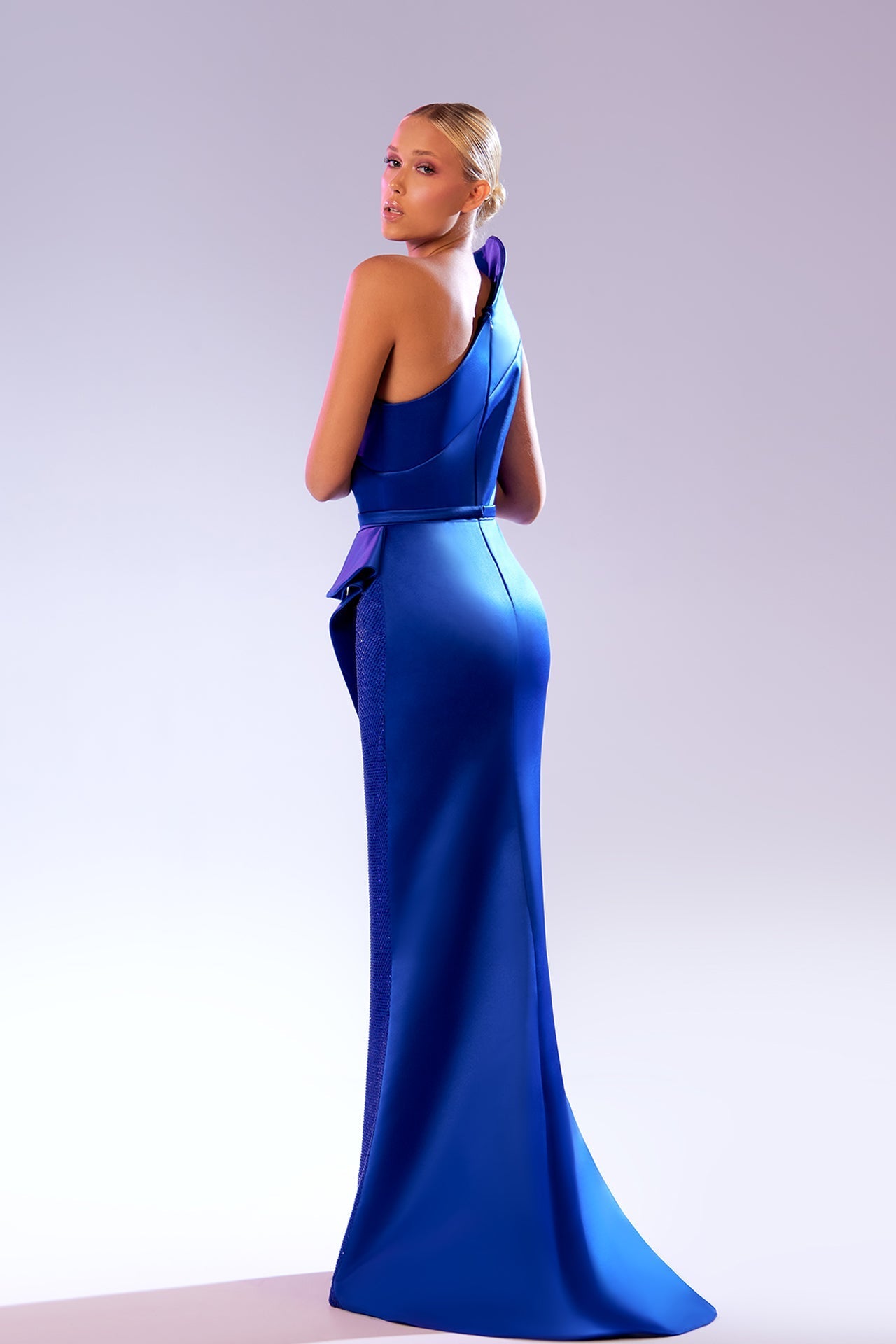 Abdo Aoude SS19 One-Shoulder Couture Dress
