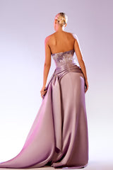Abdo Aoude SS12 Beaded High Slit Couture Dress