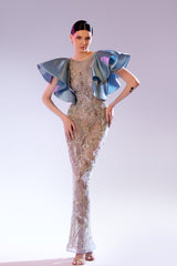 Abdo Aoude SS16 Sequin Couture Dress