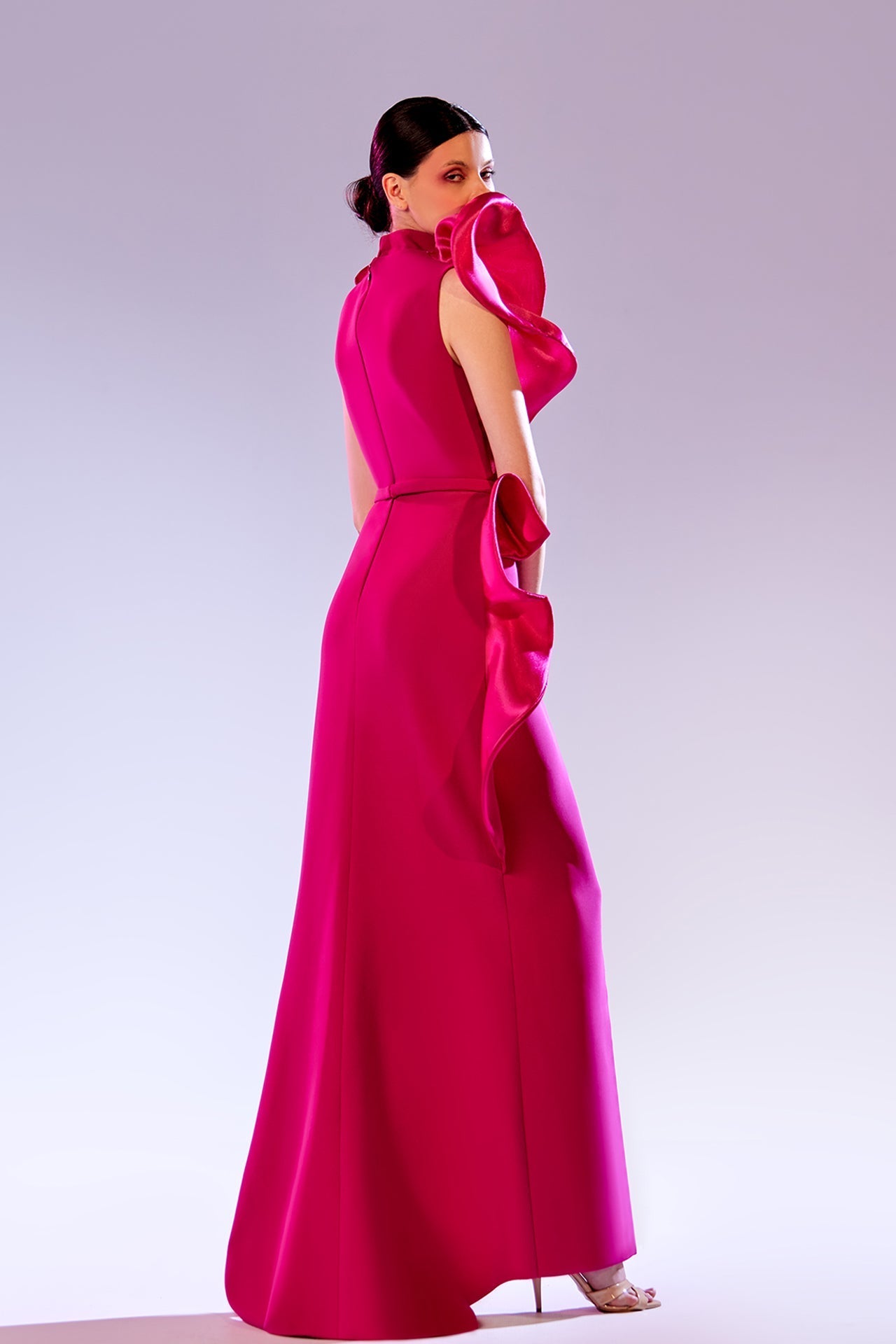 Abdo Aoude SS8 High Slit Couture Dress