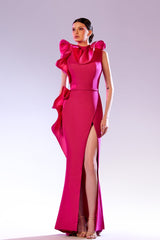 Abdo Aoude SS8 High Slit Couture Dress