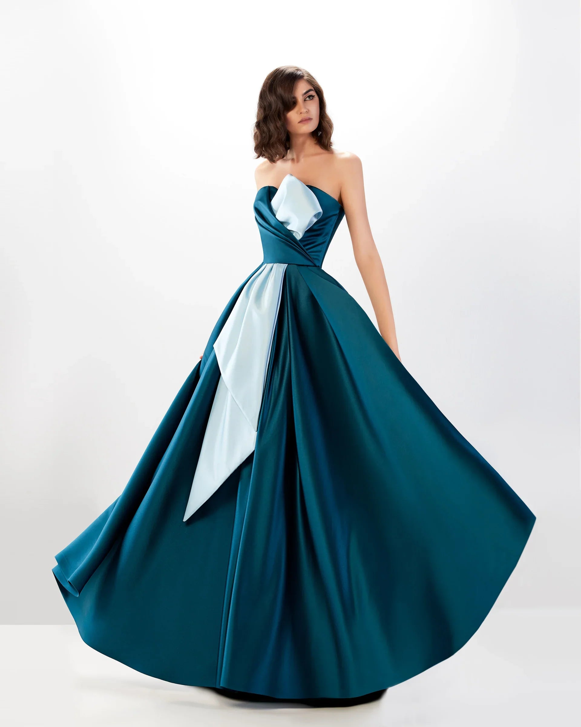 Abdo Aoude L11 Off-Shoulder Couture Dress