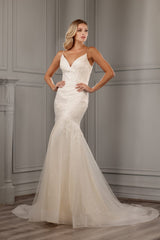 Abby Lane 97154 Intricate Floral Lace Bridal Dress