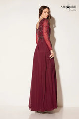 Abby Paris 96040W Beaded Mother of the Bride Dress