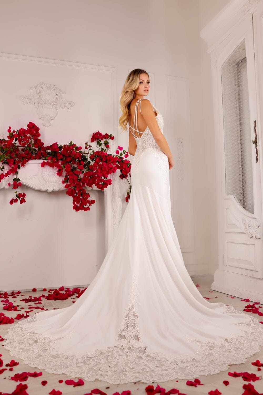 Abby Lane 97126 Beaded Lace Bridal Dress