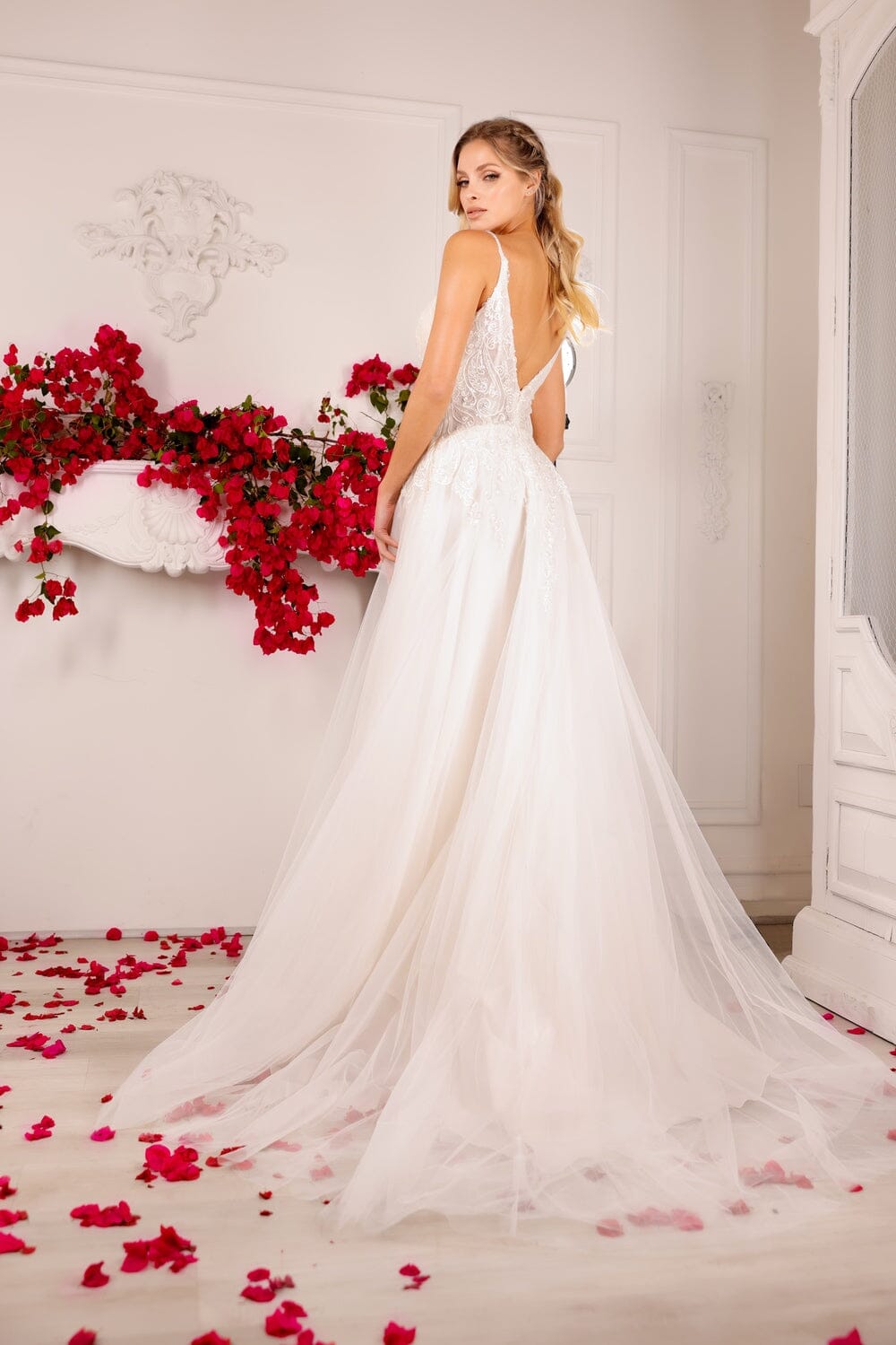 Abby Lane 97131 Embroidered Lace Bridal Dress